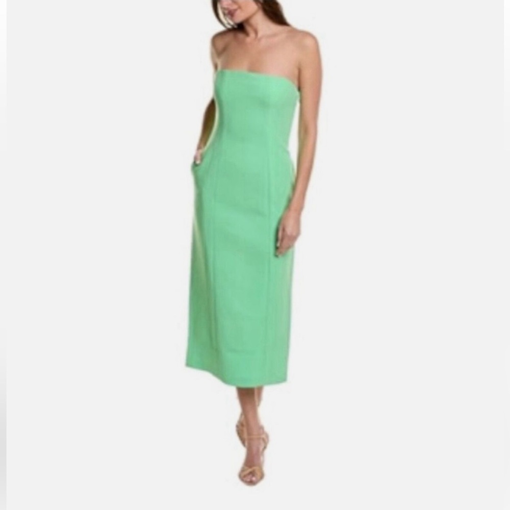 A.L.C. Elizabeth Strapless Party Midi Dress